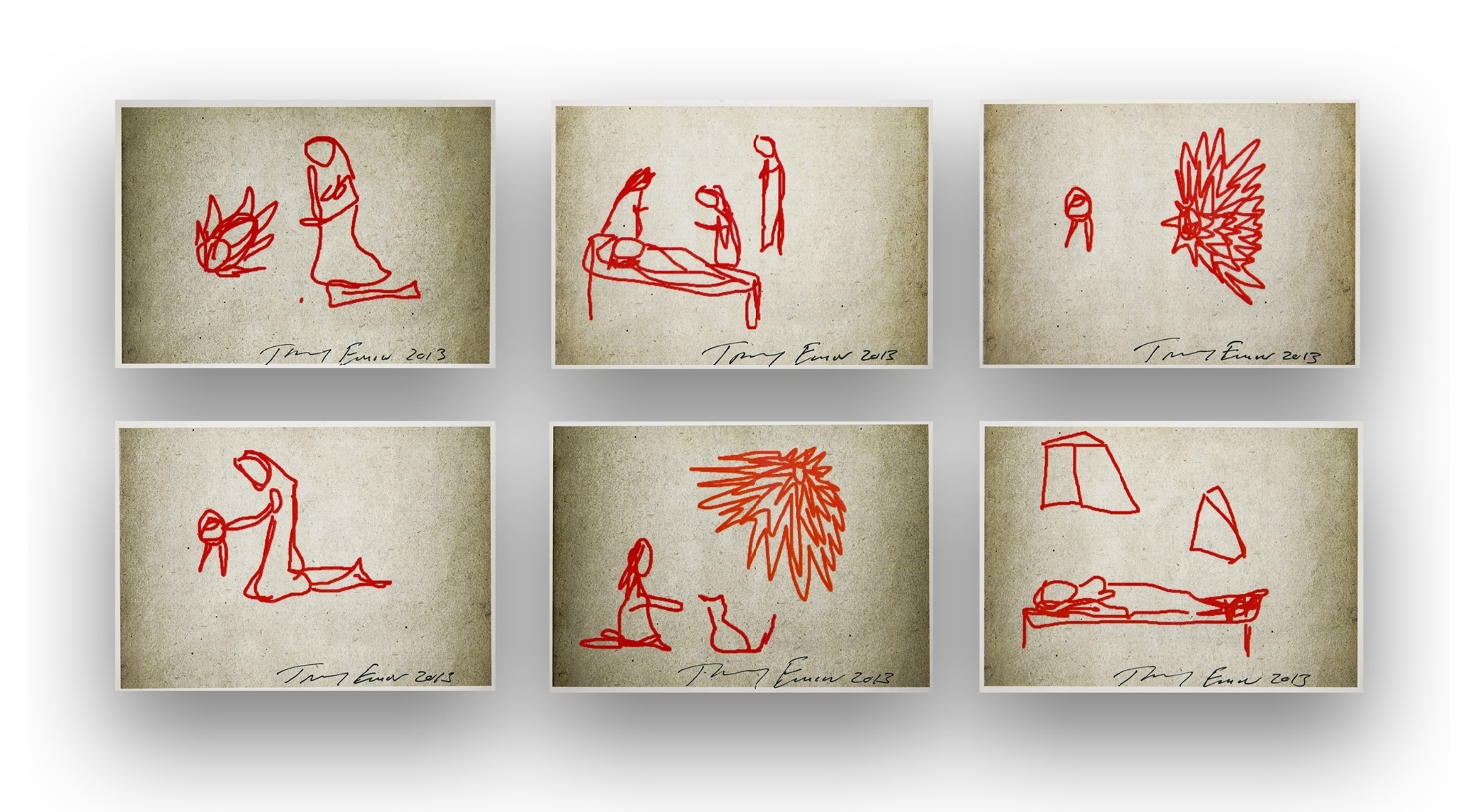 TRACEY EMIN-iPAD DRAWINGS