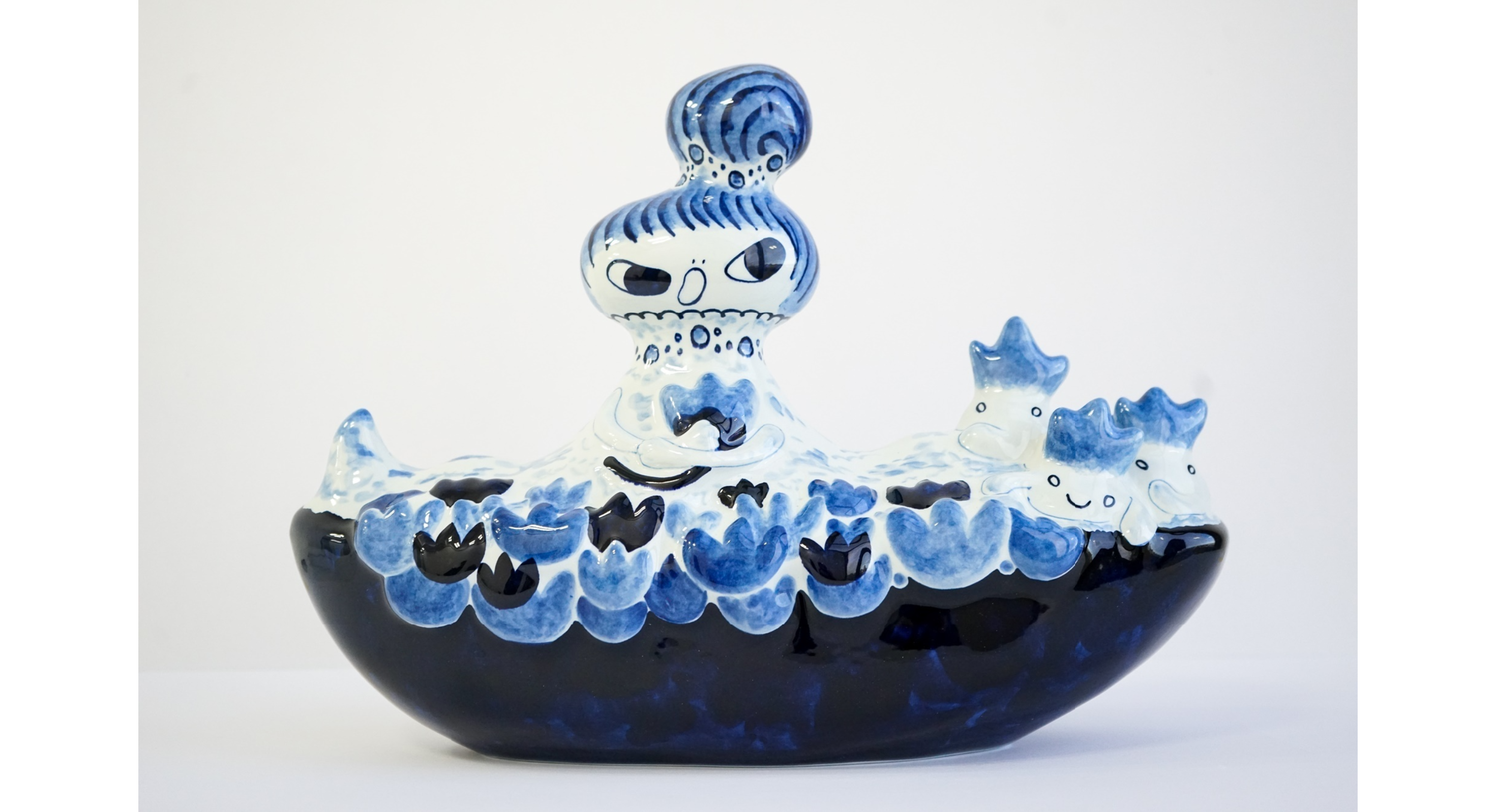 AYAKO ROKKAKU X ROYAL DELFT CERAMIC SCULPTURE