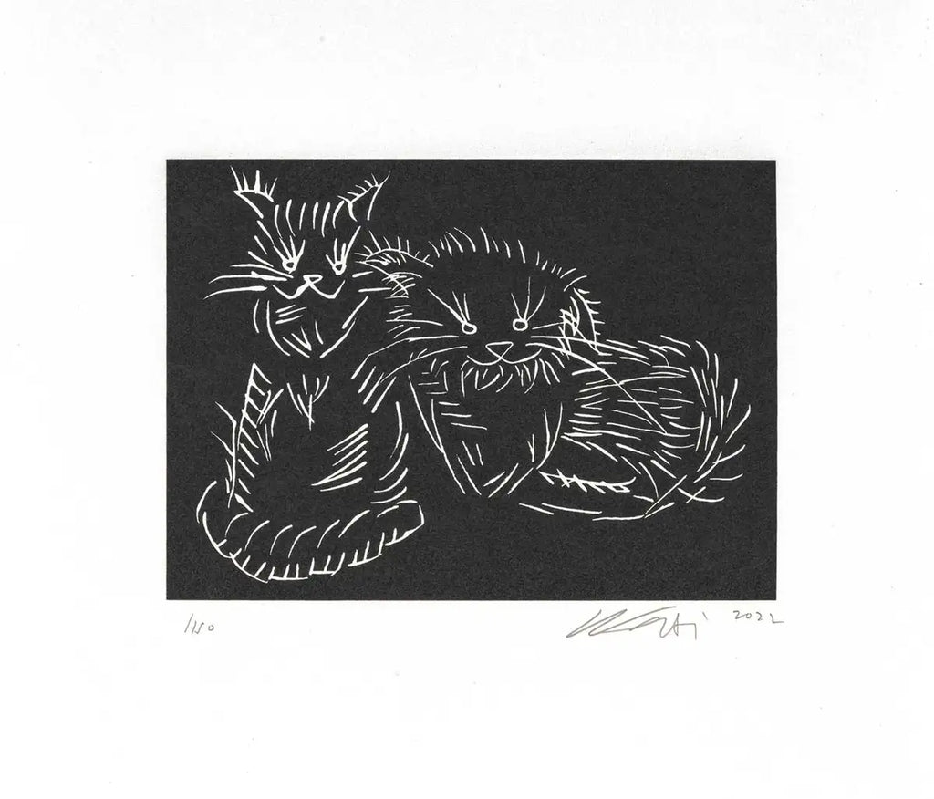 AI WEI WEI- CAT'S BLACK