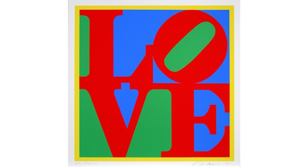 ROBERT INDIANA- HELIOTHERAPY LOVE