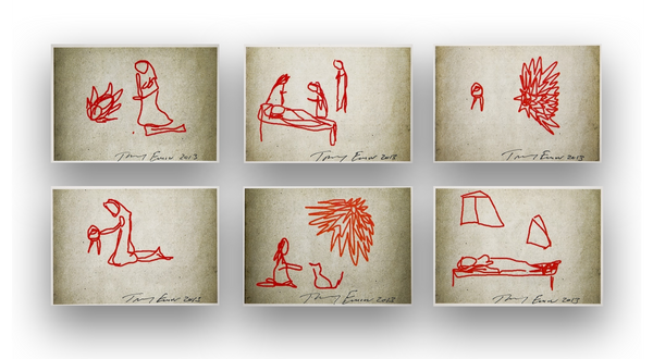 TRACEY EMIN-iPAD DRAWINGS