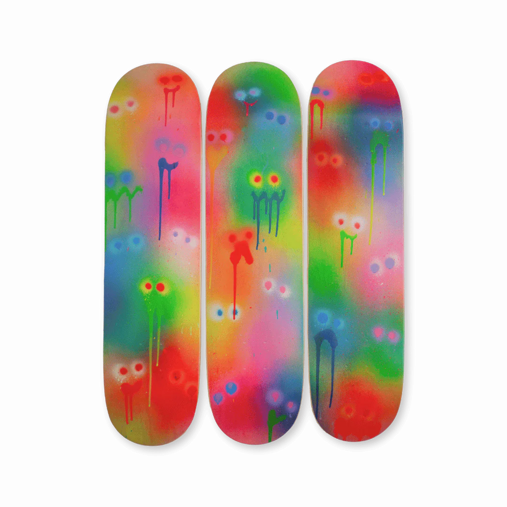 JON BURGERMAN- GOWANUS HAZE TRIPTYCH SKATE DECKS