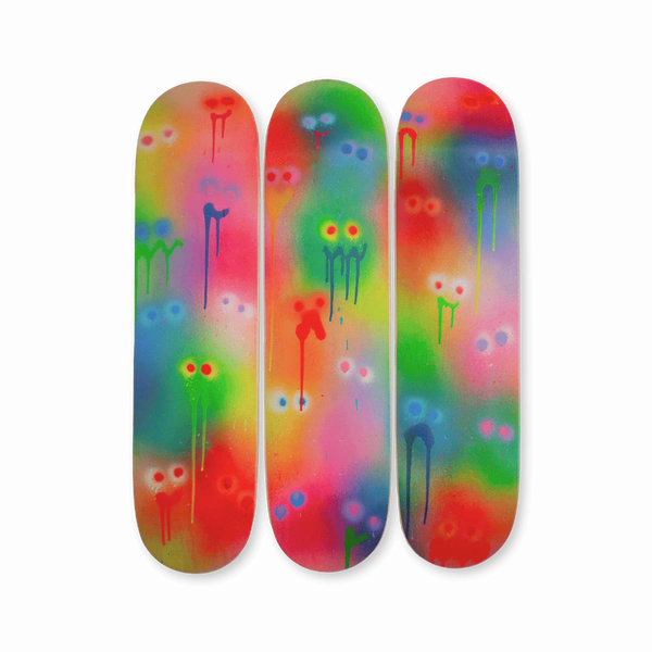 JON BURGERMAN- GOWANUS HAZE TRIPTYCH SKATE DECKS