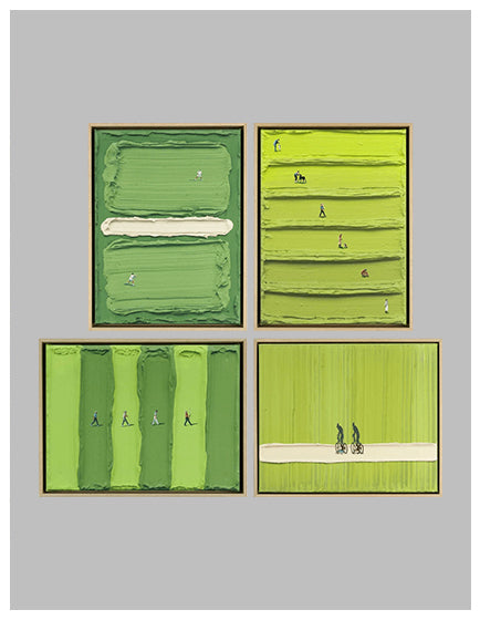 WERNER BRONKHORST- ROTHCOURT, CADDEY ROAD, DOG DAYS, GOING TANDEM (SET OF 4)