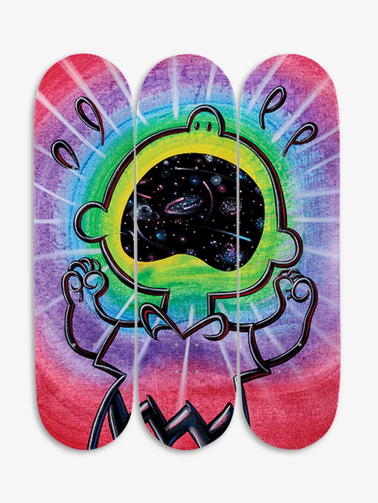 KENNY SCHARF- PEANUTS CHARLIE BROWN TRIPTYCH