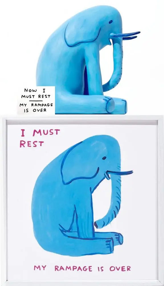 DAVID SHRIGLEY- I MUST REST MY RAMPAGE IS OVER,