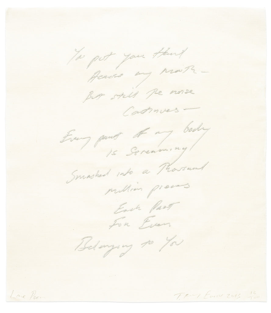 TRACEY EMIN- LOVE POEM