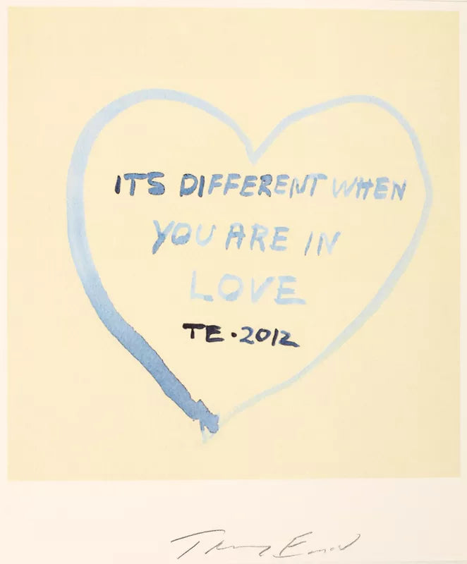 TRACEY EMIN- ITS DIFFERENT WHEN YOU ARE IN LOVE