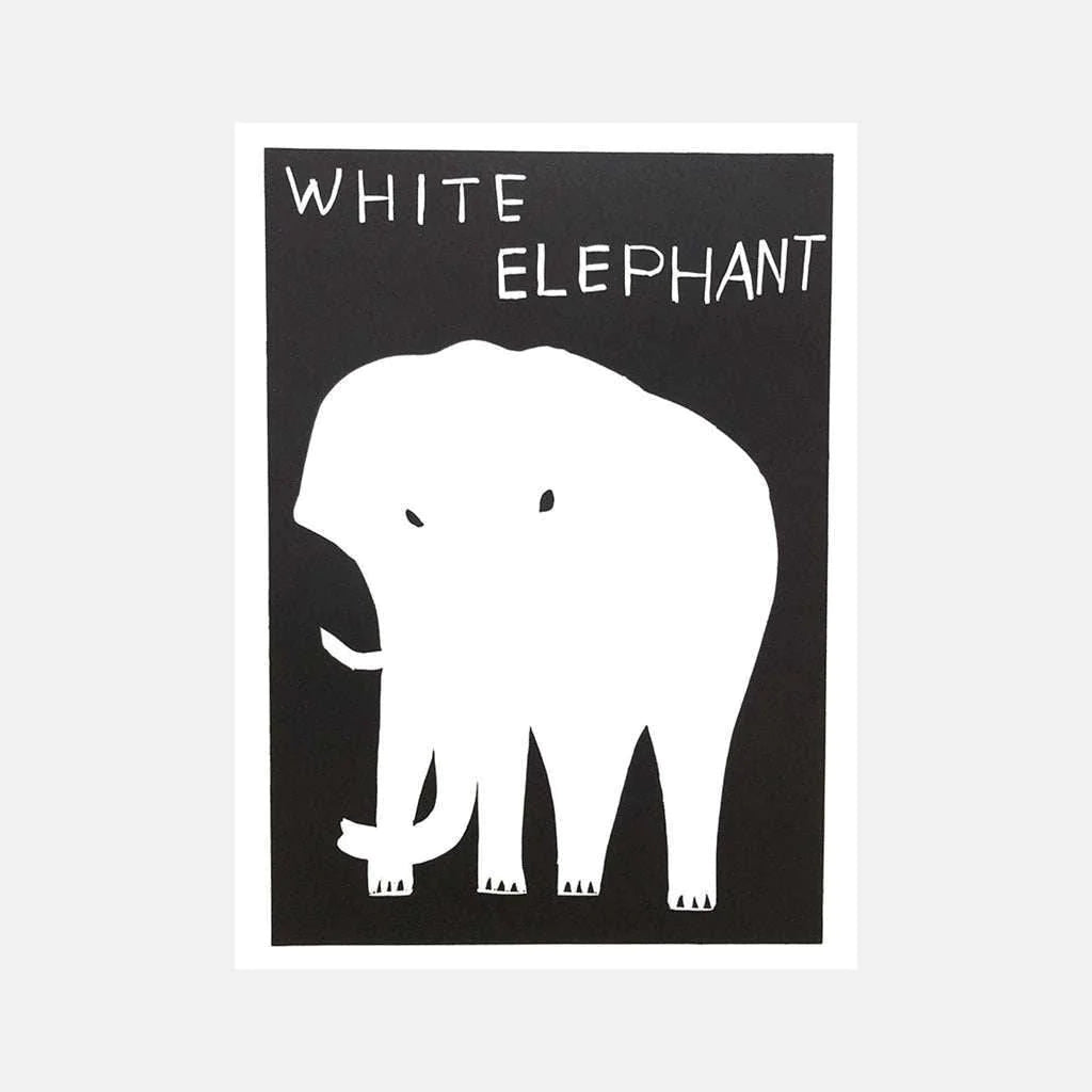 DAVID SHRIGLEY- WHITE ELEPHANT