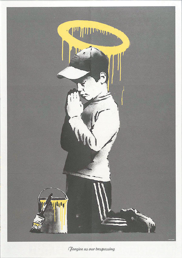 BANKSY- FORGIVE US OUR TRESPASSING