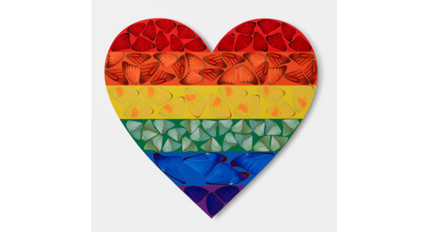 DAMIEN HIRST- BUTTERFLY HEART (LARGE)
