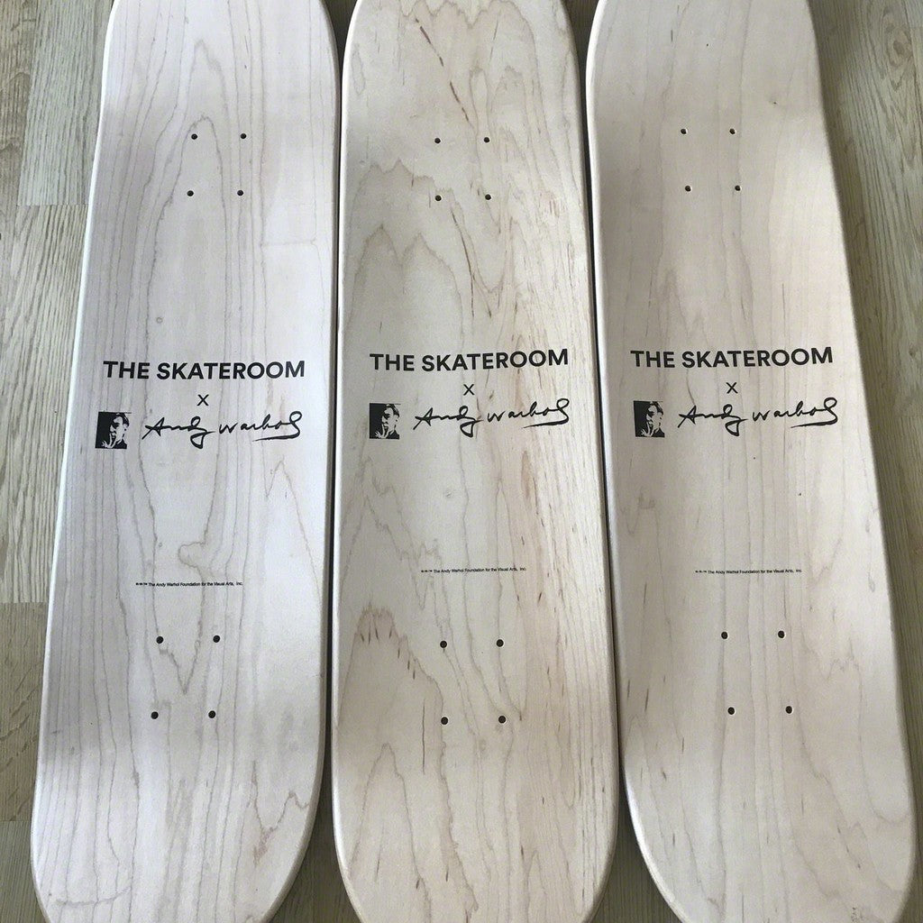 ANDY WARHOL- "GUNS" TRIPTYCH SKATE DECKS