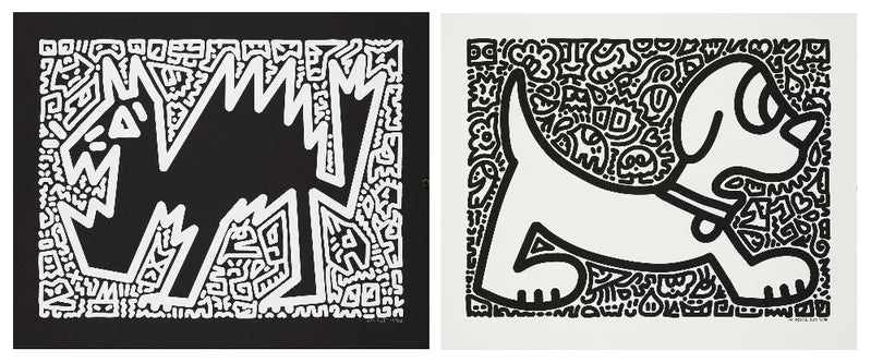 MR DOODLE- 'WOOF!' & "MEOW!'
