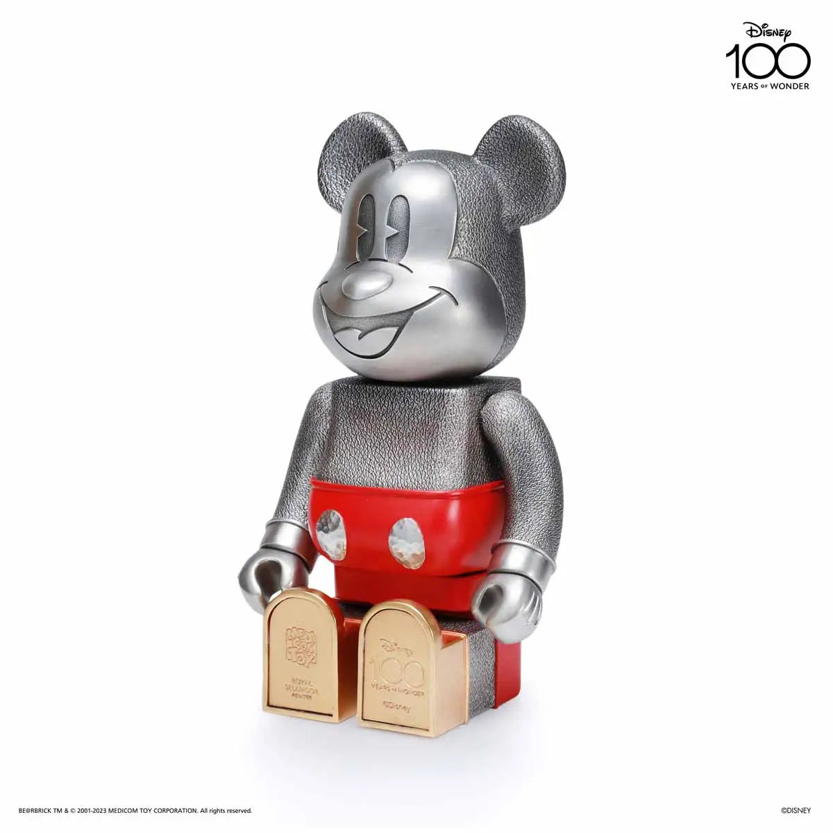 BE@RBRICK MICKEY MOUSE DISNEY 100th ANNIVERSARY X ROYAL SELANGOR