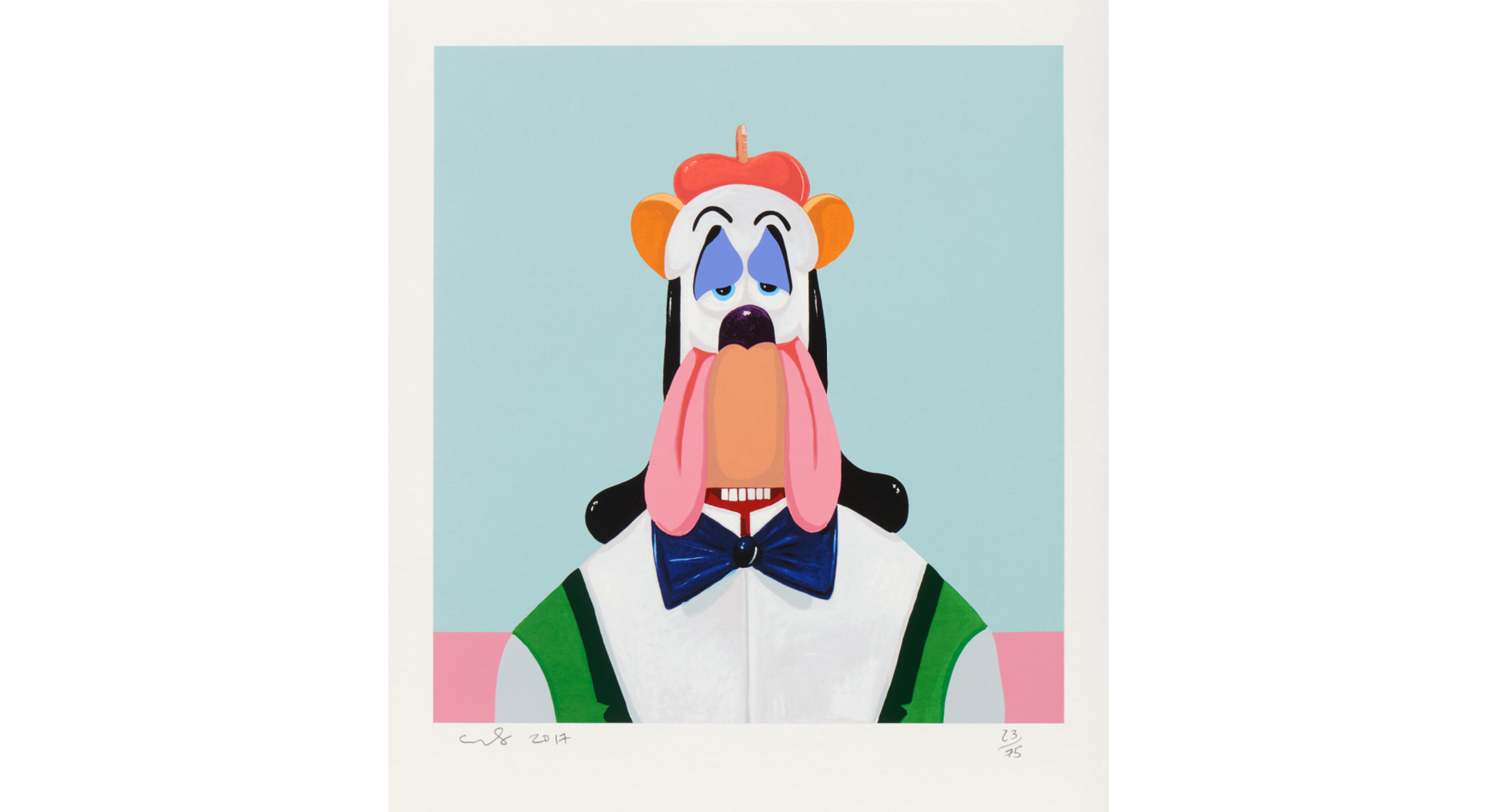 GEORGE CONDO-DROOPY DOG ABSTRACTION