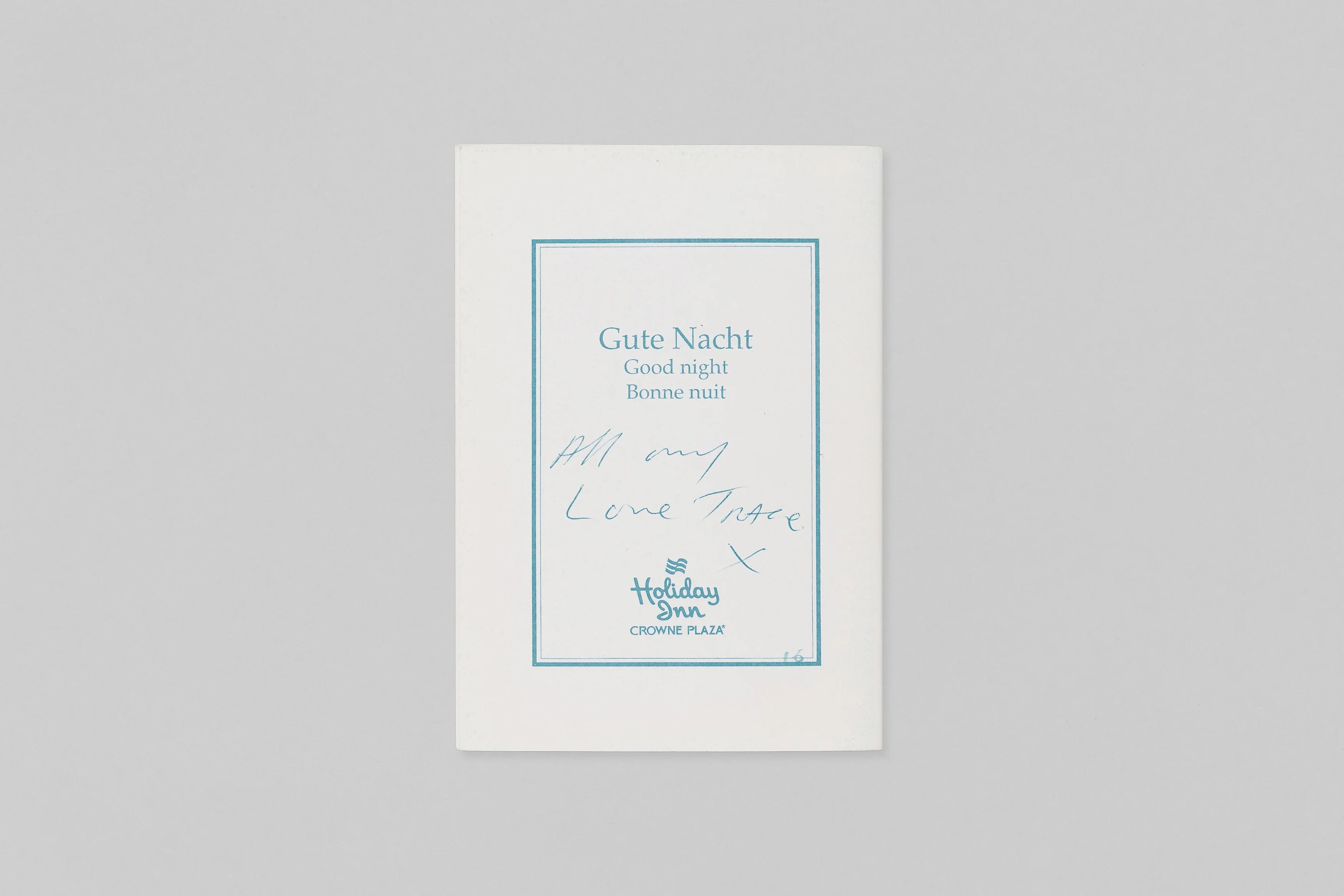 TRACEY EMIN- HOLIDAY INN (1998)