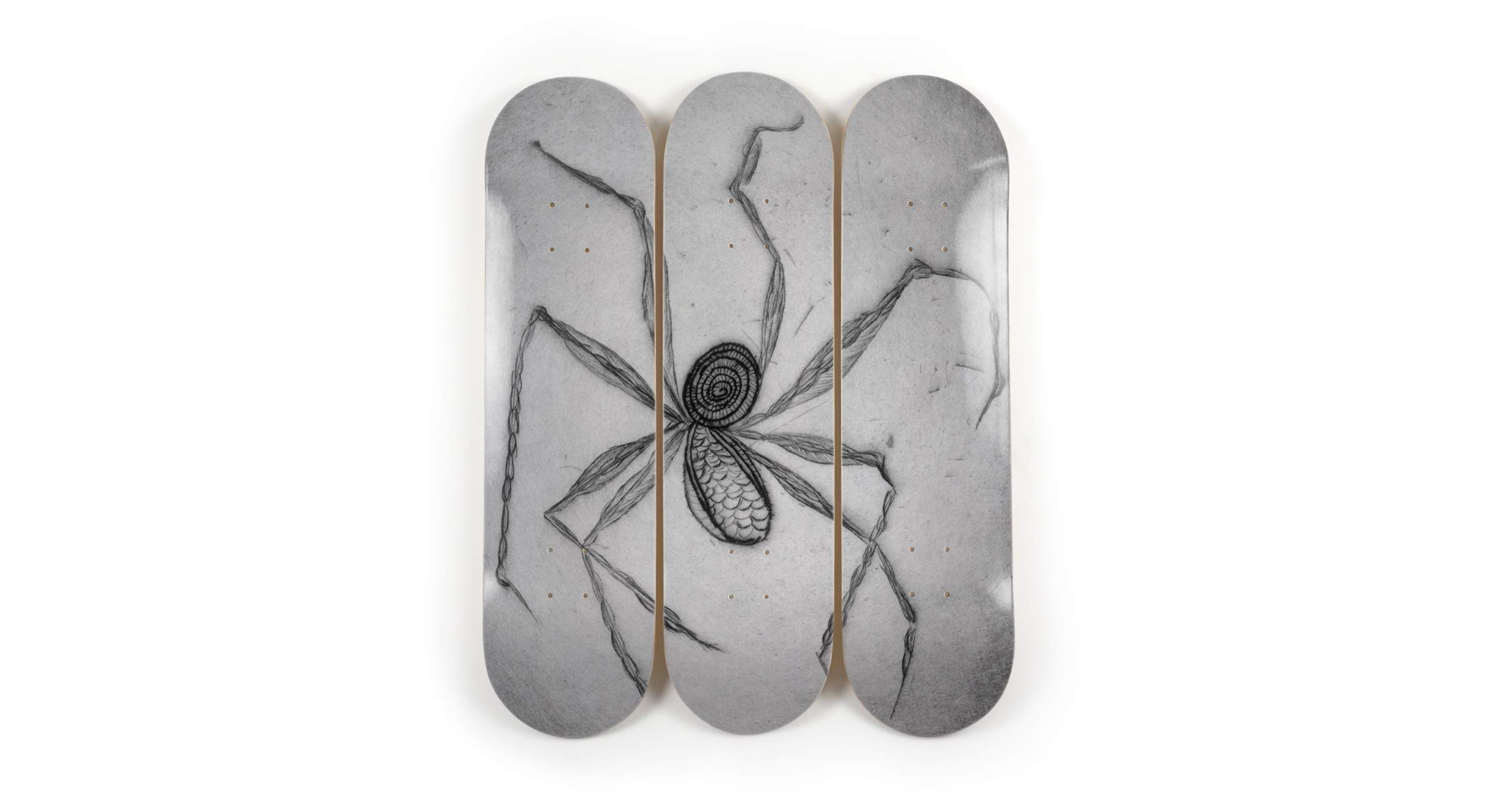 LOUIS BOURGEOIS ODE À MA MÈRE TRIPTYCH SKATE DECKS