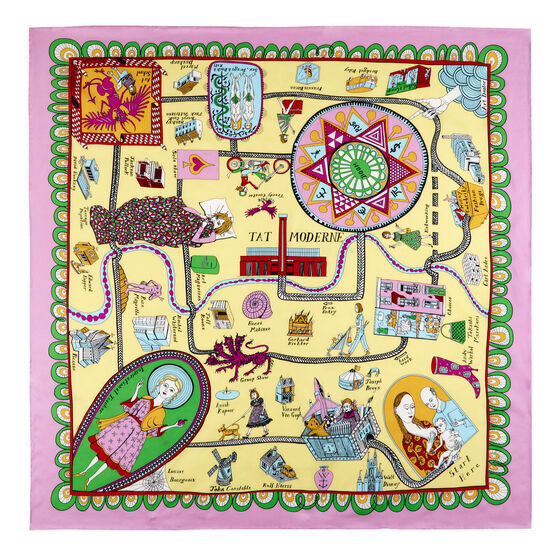 GRAYSON PERRY- JOURNEY SILK SCARF