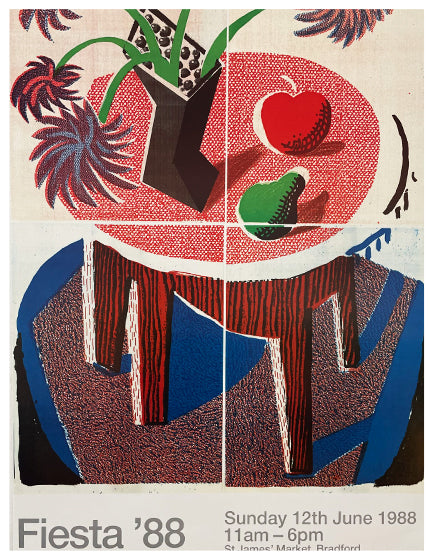 DAVID HOCKNEY- FIESTA, 1988
