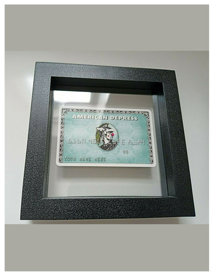 D*FACE, AMERICAN DEPRESS’ CREDIT CARD