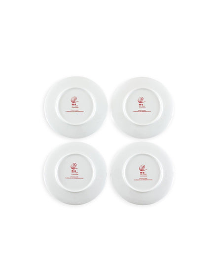 KAWS- QATAR MUSEUMS CERAMIC PLATES (SET OF FOUR)