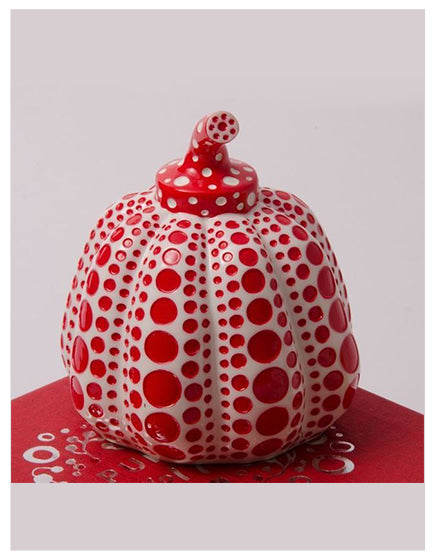 YAYOI KUSAMA RED/ WHITE PUMPKIN