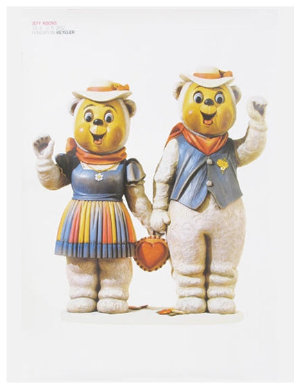 JEFF KOONS WINTER BEARS EXHIBITION POSTER