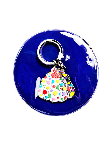 KASUMA MULTI COLOURED PUMPKIN KEYRING