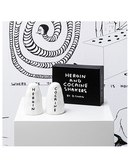 DAVID SHRIGLEY- HEROIN AND COCAINE SHAKERS