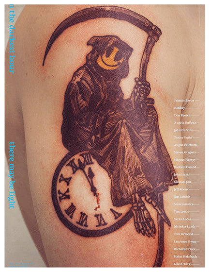 IN THE DARKEST HOUR THERE MAY BE LIGHT” LITHOGRAPHIC POSTER