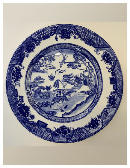 GRAYSON PERRY- WILLOW PATTERN PLATE