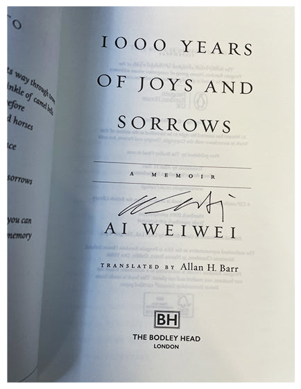 AI WEI WEI- 1000 YEARS OF JOYS AND SORROWS