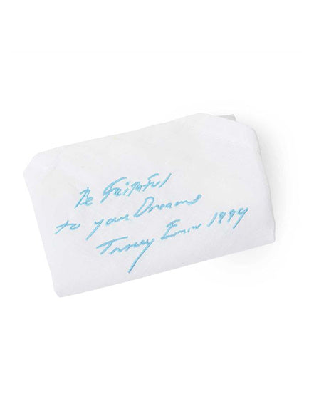 TRACEY EMIN – BE FAITHFUL TO YOUR DREAMS EMBROIDERED HANDKERCHIEF