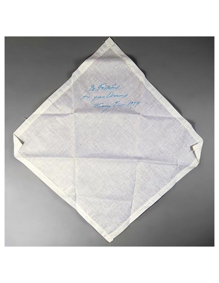 TRACEY EMIN – BE FAITHFUL TO YOUR DREAMS EMBROIDERED HANDKERCHIEF